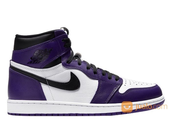 nike jordan 1 retro high court purple white