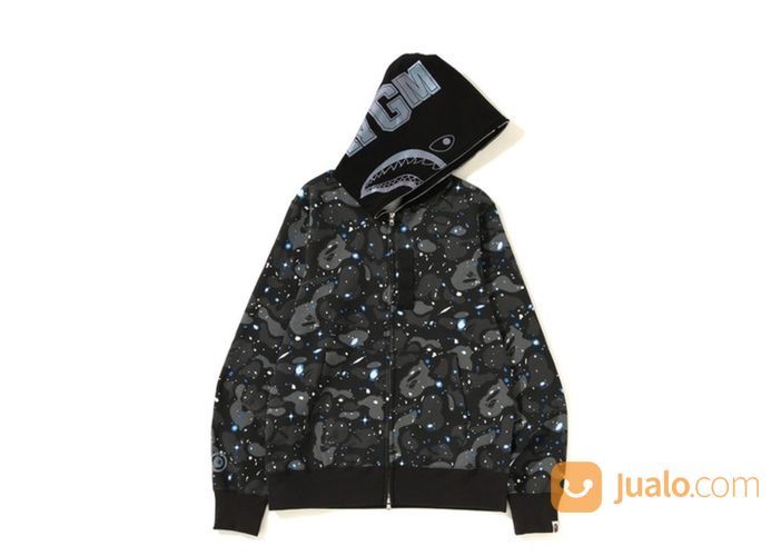 bathing ape zip hoodie