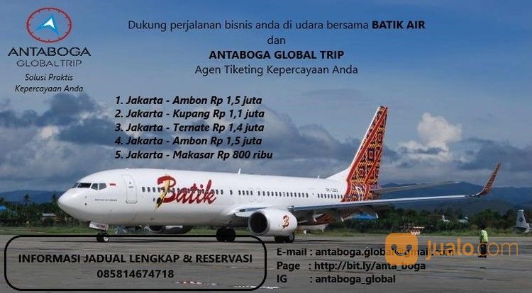 Terbang Bersama BATIK AIR Dengan Harga Terbaik