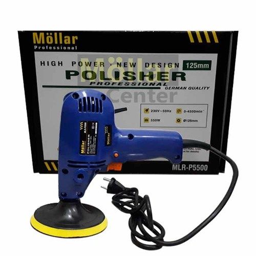 MOLLAR P5500 Mesin Poles Mobil Car Polisher 550 Watt Variable Speed