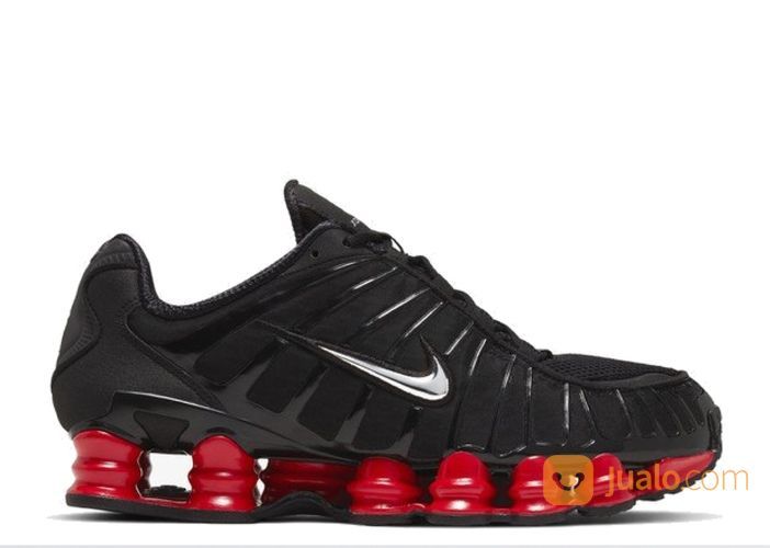 nike shox tl black and red