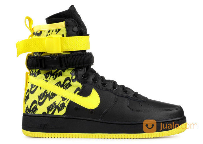 sf air force 1 high black dynamic yellow