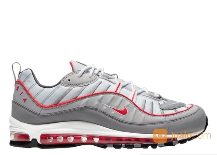 Nike Air Max 98 Particle Grey Red - US 