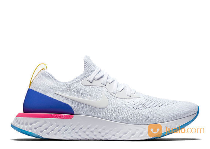 epic react flyknit white