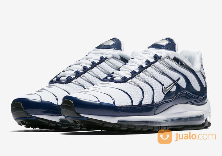 nike air max 97 plus white navy