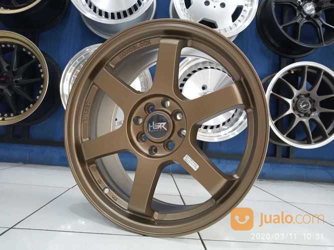 Velg Mobil Jazz RS HSR TOKYO Ring 17 Lebar 75 Inci Rata Body