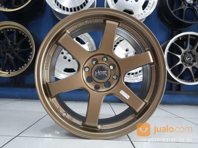 Velg Mobil Jazz RS HSR TOKYO Ring 17 Lebar 75 Inci Rata Body