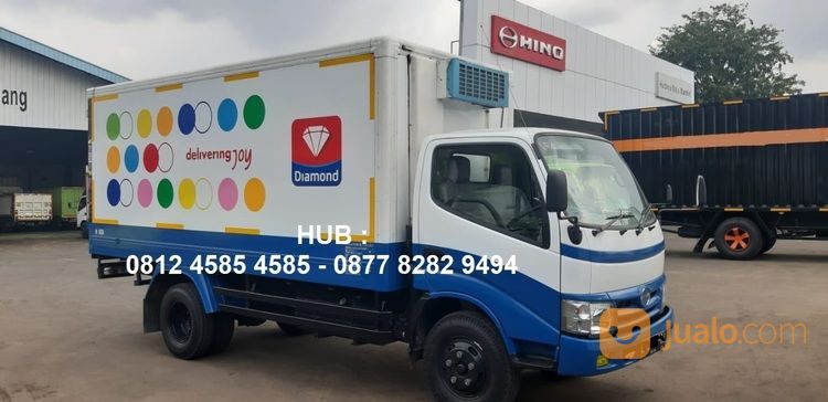 Truk Colt Diesel Hino Dutro Truk Box Pendingin Thermo King Truk Box Freezer