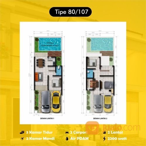 9 Park Rumah Di Baranangsiang Indah Pandu Raya Dkt Jl.Pajajaran Bogor