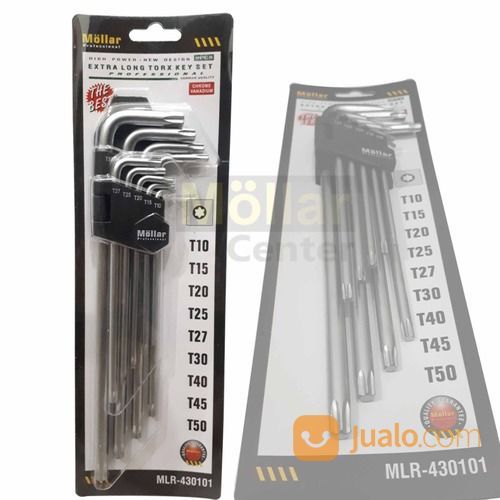 MOLLAR BINTANG Kunci L Panjang 9 Set Extra LONG Skls Nankai Tekiro