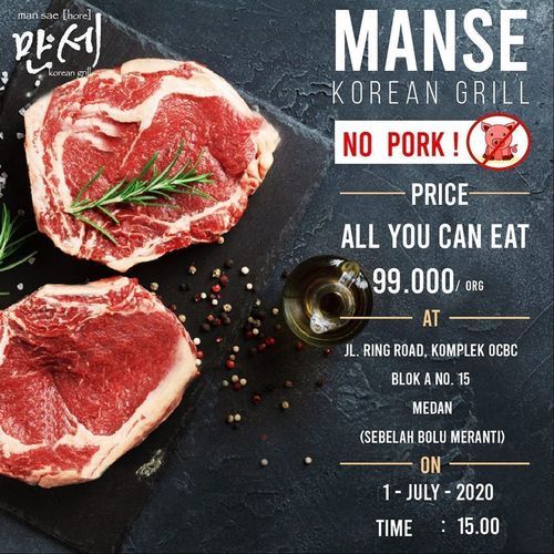 Manse Korean Grill All You Can Eat Promo Price Jakarta Selatan Jualo