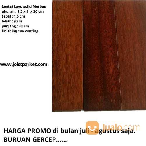 Lantai Kayu (Parkit-Parket-Parquet) Lantai Kayu Solid Merbau Promo