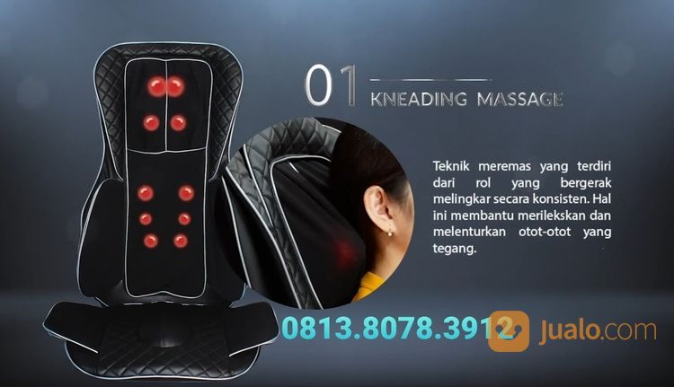 Kursi Pijat Portable Bisa Di Mobil Atau Rumah Tipe Advance Neo Otomomi 3