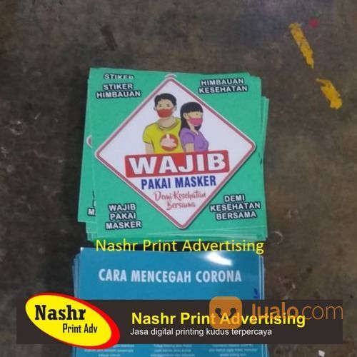 Cetak Sticker 20 CM Murah Kudus Nashr Print Advertising