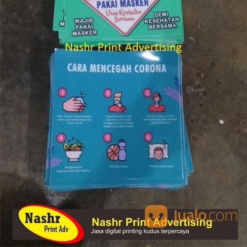 Cetak Sticker 20 CM Murah Kudus Nashr Print Advertising