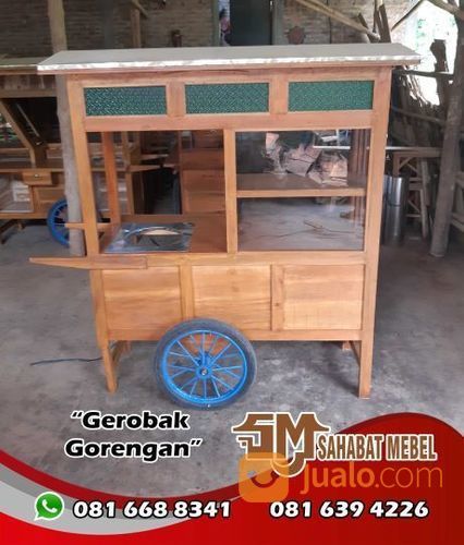 Gerobak Gorengan Sederhana Kuat Dan Terpercaya