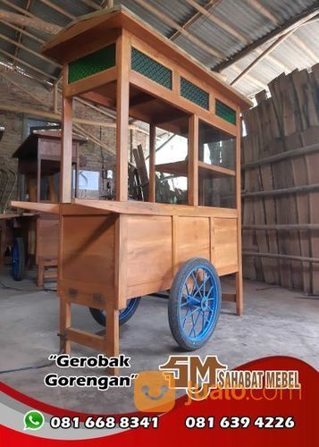 Gerobak Gorengan Sederhana Kuat Dan Terpercaya