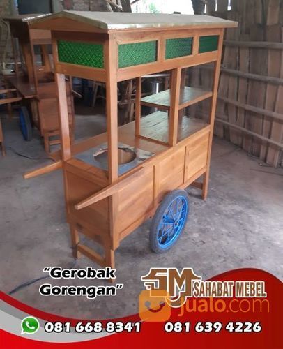 Gerobak Gorengan Sederhana Kuat Dan Terpercaya