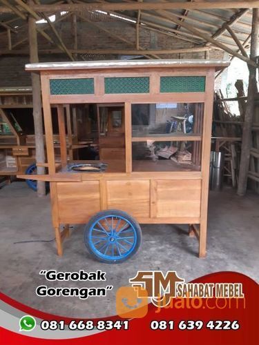 Gerobak Gorengan Sederhana Kuat Dan Terpercaya