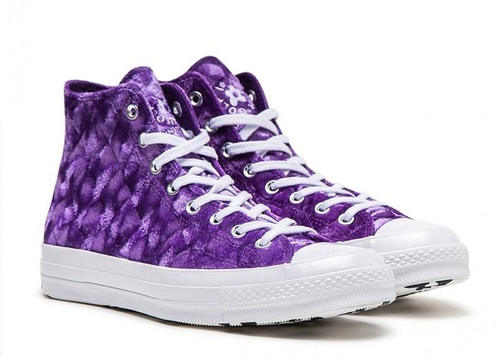 converse golf le fleur velvet purple