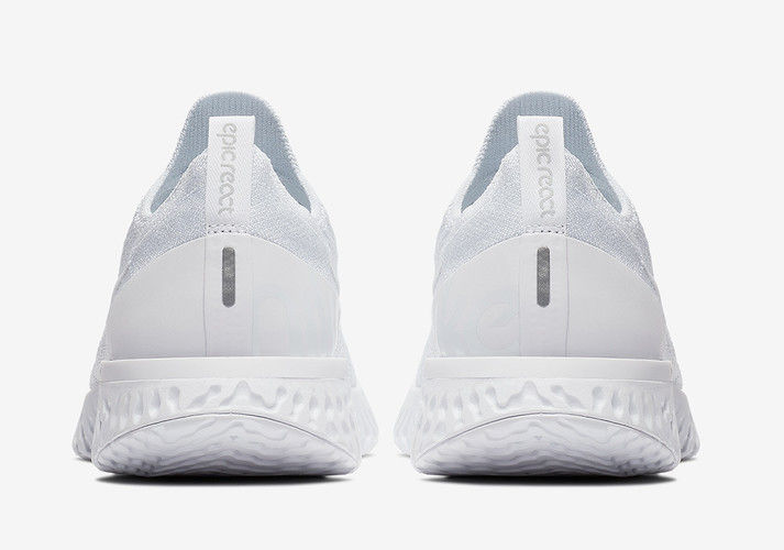 epic react flyknit true white