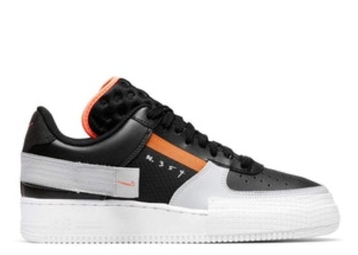 Air Force 1 Type Black Hyper Crimson 