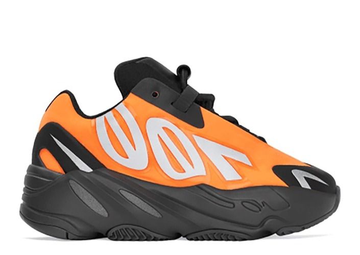 orange yeezy boost 700