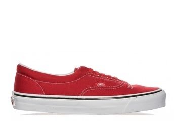 vans era red sneakers