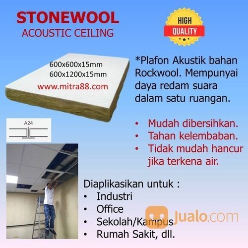 Plafon Akustik Armstrong Amf Thermatex Usg Daiken Jayaboard Harga Bersaing Jakarta Pusat Jualo Distributor plafon akustik jakarta