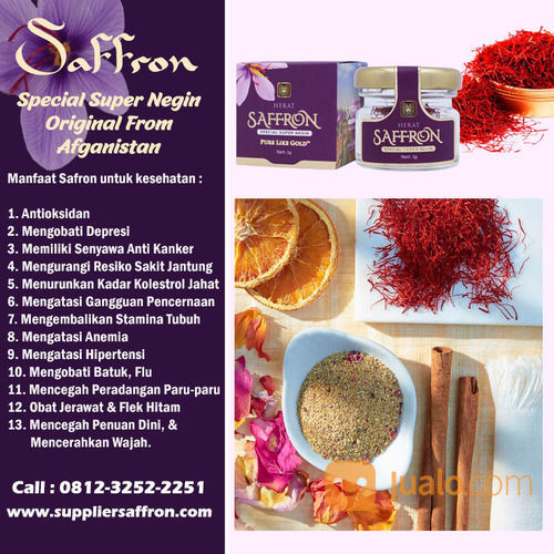 Kelebihan Saffron Untuk Ibu Mengandung