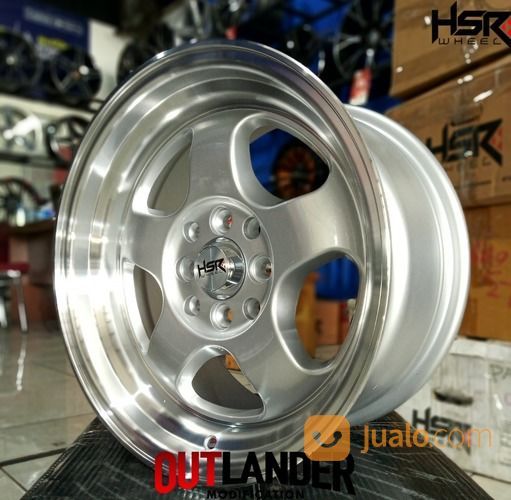 Velg Mobil Celong Ring 15 Lebar 7/8 Pcd 4x100 4x114,3 Tipe Brisket Warna Silver