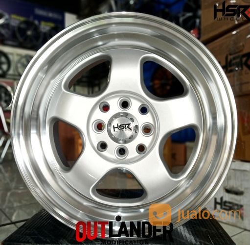 Velg Mobil Celong Ring 15 Lebar 7/8 Pcd 4x100 4x114,3 Tipe Brisket Warna Silver