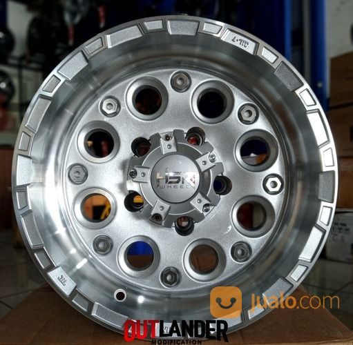 Velg Ring 15 Lebar 8 Pcd 5x139,7 Tipe Duffy Warna Silver Mobil JImny Katana Feroza Escudo Taft