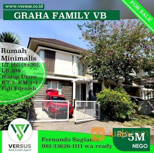 Rumah Graha Family Blok VB Dekat Citraland, Pakuwon, Graha Family, Graha Natura, Royal Residence