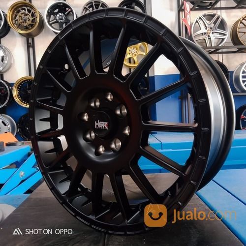 Velg Mobil Pelek Rally Look ARROW JD803 HSR Ring 16 Lebar 7 Inci Semi Matt Black