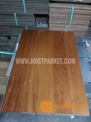 LANTAI KAYU PARKET MAHONI SOLID