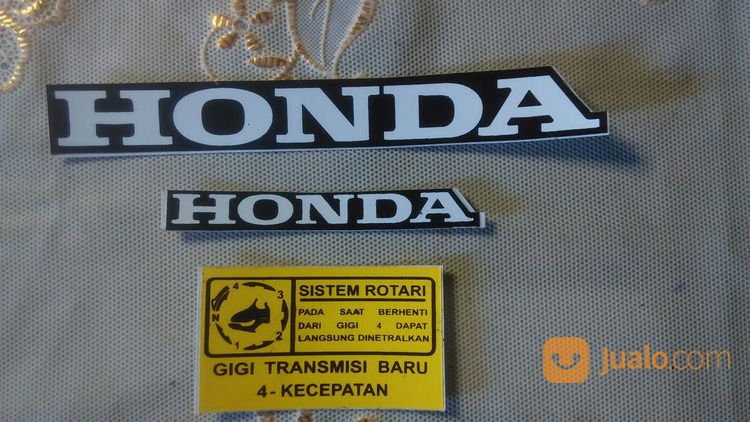 SET STIKER HONDA Dan STIKER SITEM ROTARI Bahan Anti Air