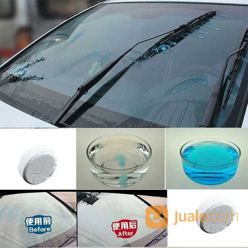 tablet sabun pembersih wiper kaca mobil auto windscreen cleaner compac