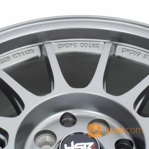 Velg Yakote HSR R15 Pcd 4X100-4X114,3 Lebar Rata 7 Offset 38 Black