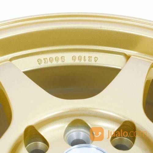 Velg HSR Yuzawa R15 Pcd 4X100-4X114,3 Lebar Rata 7 Offset 38 Gold