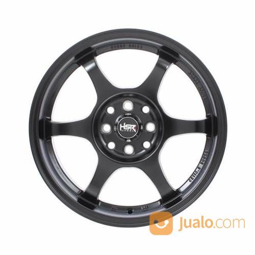 Pelek Yuzawa HSR R15 Pcd 4X100-4X114,3 Lebar Rata 7 Offset 38 Black