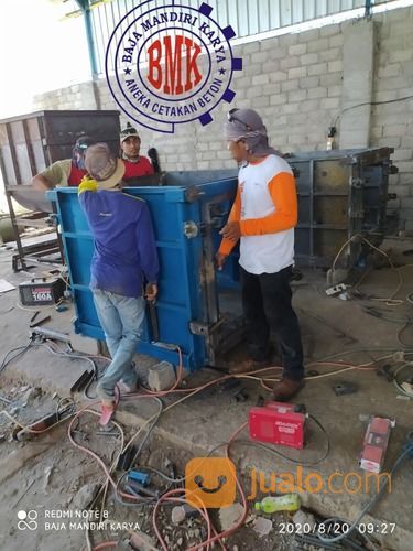 Cetakan Box Culvert Ukuran 60*60*100cm Plat Tebal