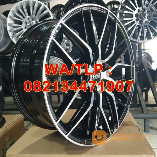 TOKO VELG MOBIL JEPARA READY VELG TIPE LAMIKA JA059 HSR R15X65 H8X100-114,3 ET38 BMF