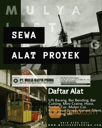 LIFT MATERIAL PROYEK