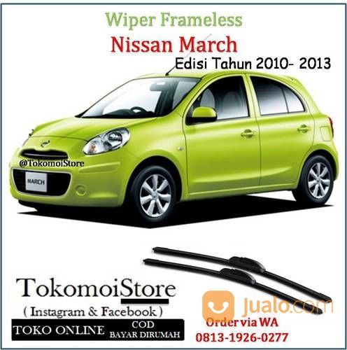 Wiper Frameless Nissan March Edisi 2010 2011 2012 2013