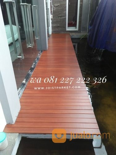 Lantai Kayu Decking Ulin Kayu Kolam Renang Kayu Outdoor Magelang Jualo