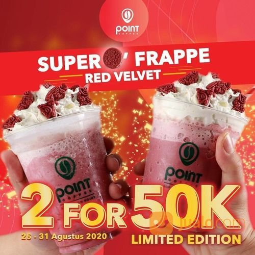 INDOMARET POINT 2 FOR 50K SUPER FRAPPE RED VELVET PROMO di Kota Jakarta