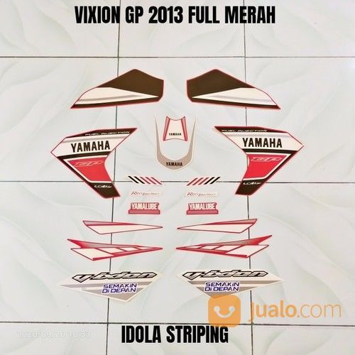 Striping Vixion GP 2013 Full Merah