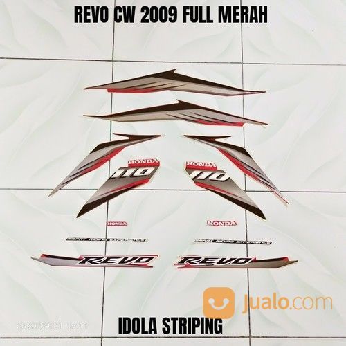 Striping Revo CW 2009 Full Merah