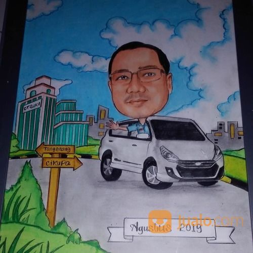 Sketsa Wajah Dan Karikatur Wajah Handmade